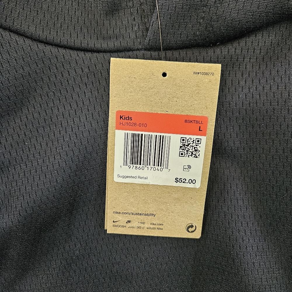 Nike Kobe Bryant Therma-Fit Hoodie Pullover Black HJ1028-010 Kid's Size Large - Picture 6 of 9